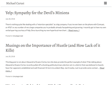 Tablet Screenshot of michaelcarusi.com